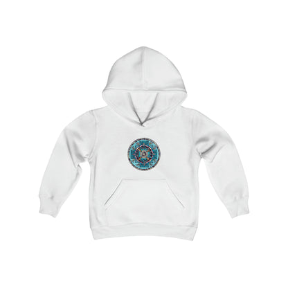 "Hojachakana" Lads & Lasses Hoodie - Blue Flame Array White / XS Kids clothes