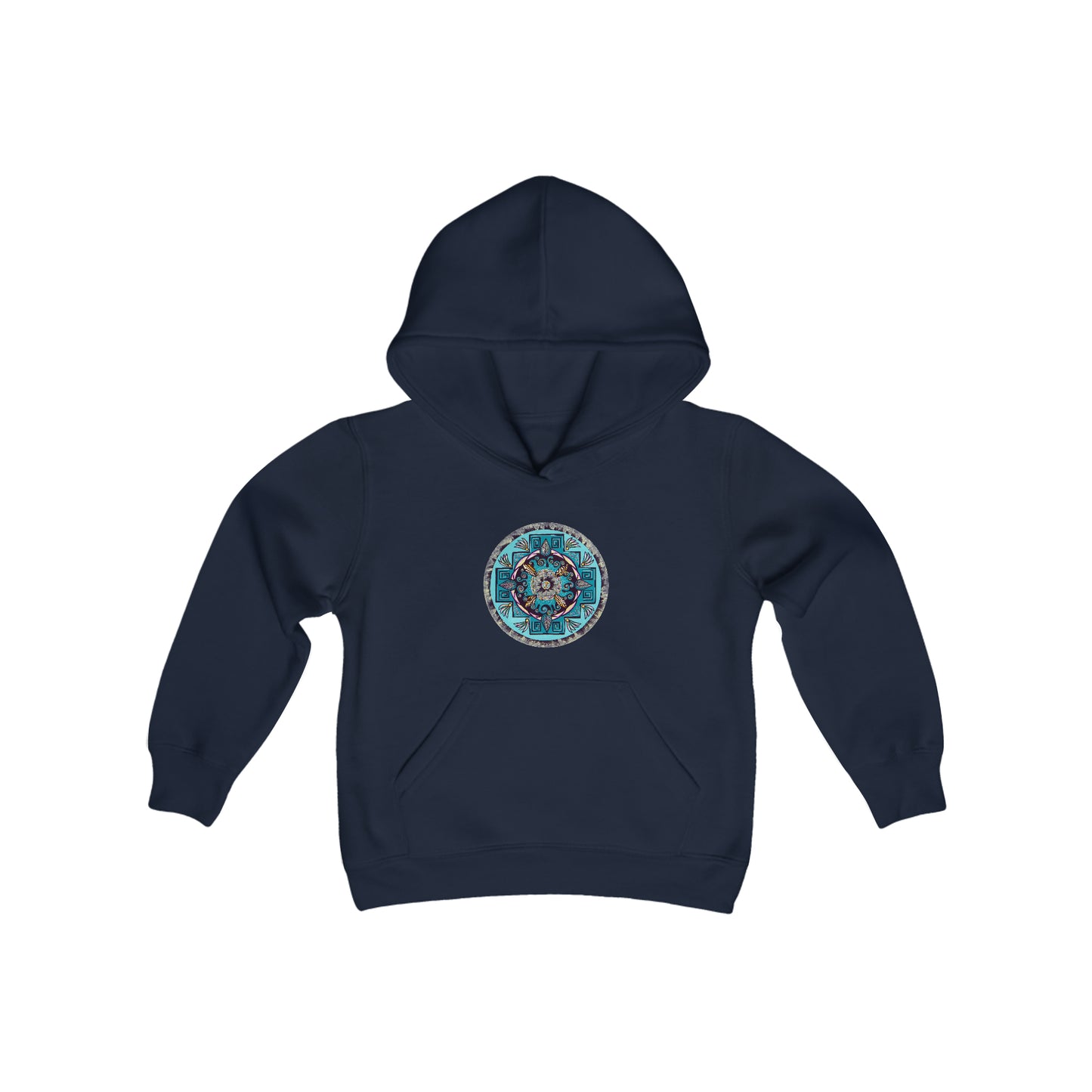 "Hojachakana" Lads & Lasses Hoodie - Blue Flame Array Navy / S Kids clothes