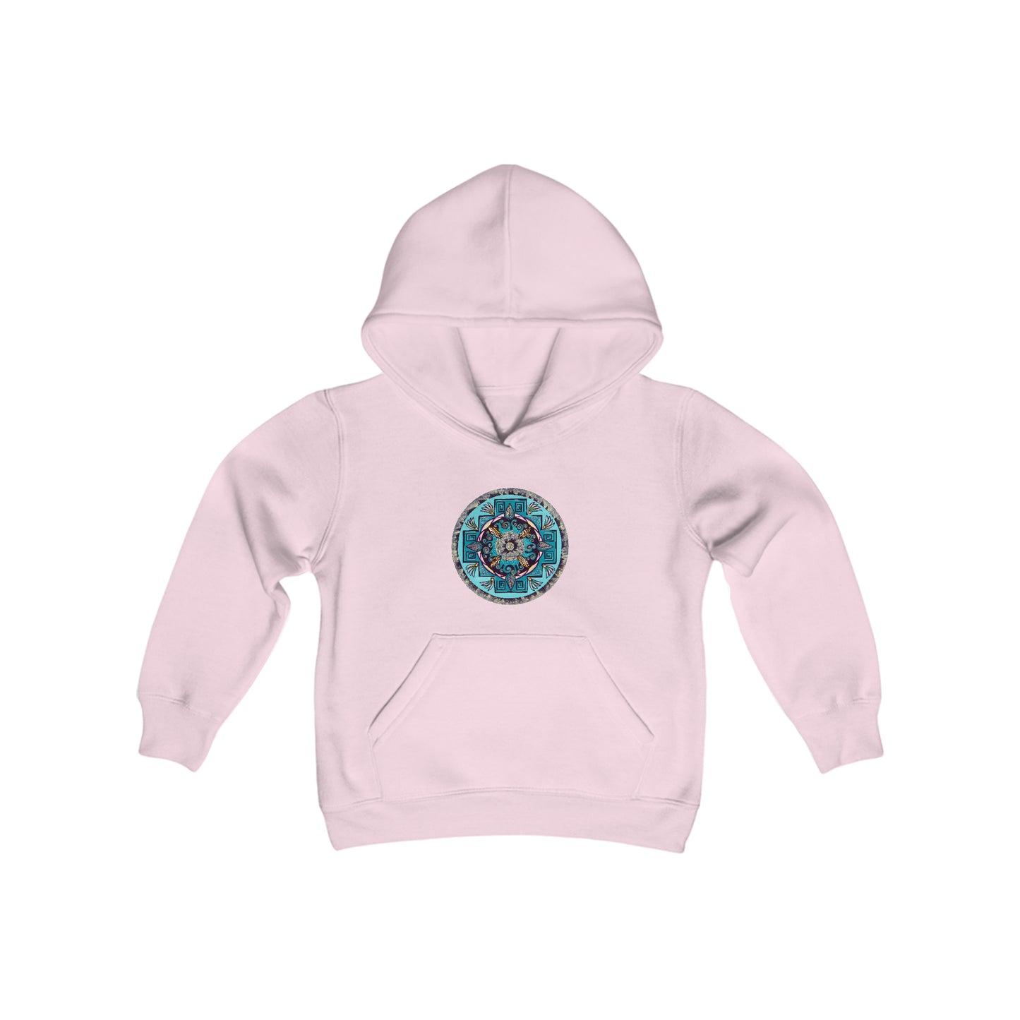 "Hojachakana" Lads & Lasses Hoodie - Blue Flame Array Light Pink / XS Kids clothes