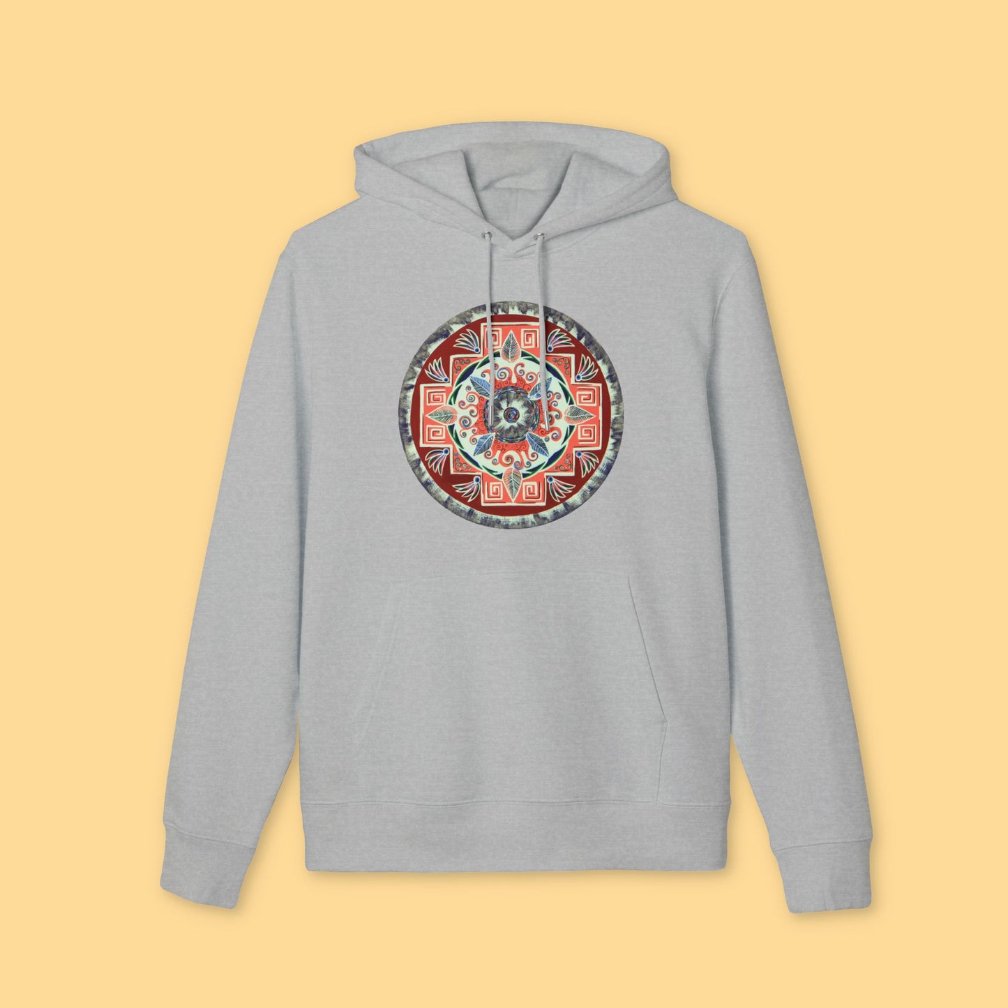 "Rojachakana" Organic Cruiser Hoodie (Font&Back Print)