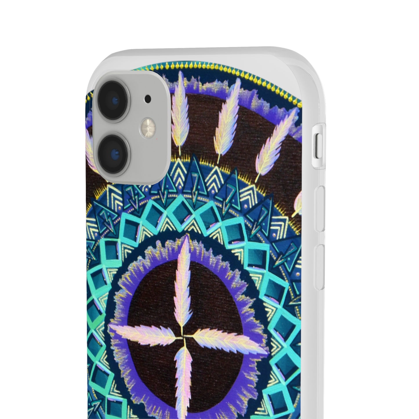 "Cuatro Vientos" Art Phone Armor (slim-fit) - Blue Flame Array Phone Case