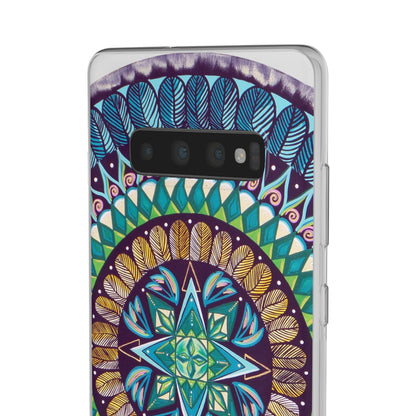 "AquilazurA Kryst'dala" Art Phone Armor (slim-fit) - Blue Flame Array Phone Case