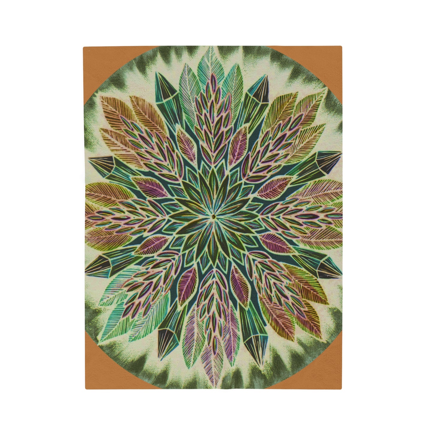 "Krystalhoja Verde" Dreamcatcher Blanket - Blue Flame Array All Over Prints