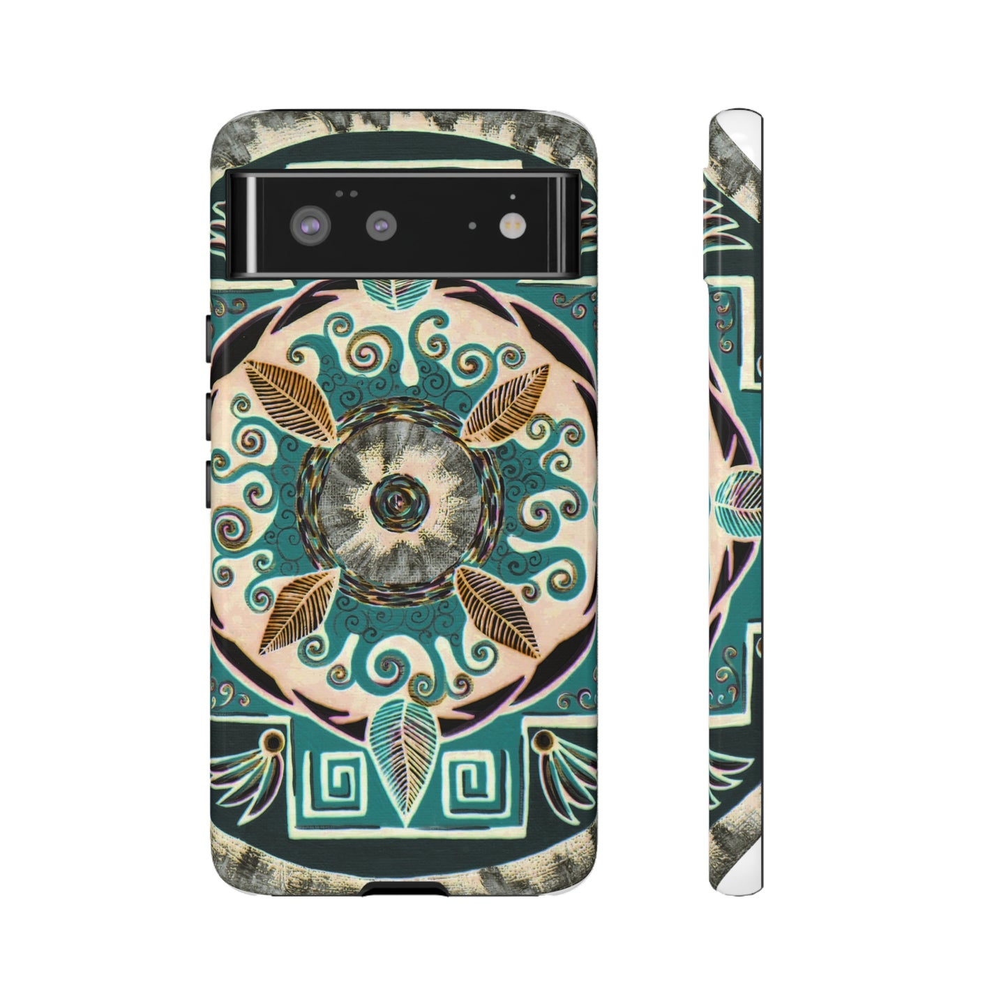 "Hojachakanazura" Art Phone Armor - Blue Flame Array Google Pixel 6 / Glossy Phone Case