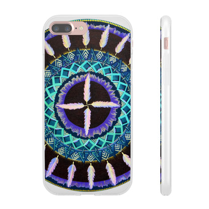 "Cuatro Vientos" Art Phone Armor (slim-fit) - Blue Flame Array iPhone 7 Plus Phone Case