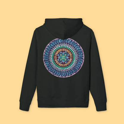 "Aquilazura Krystdala" Organic Cruiser Hoodie (Font&Back Print)