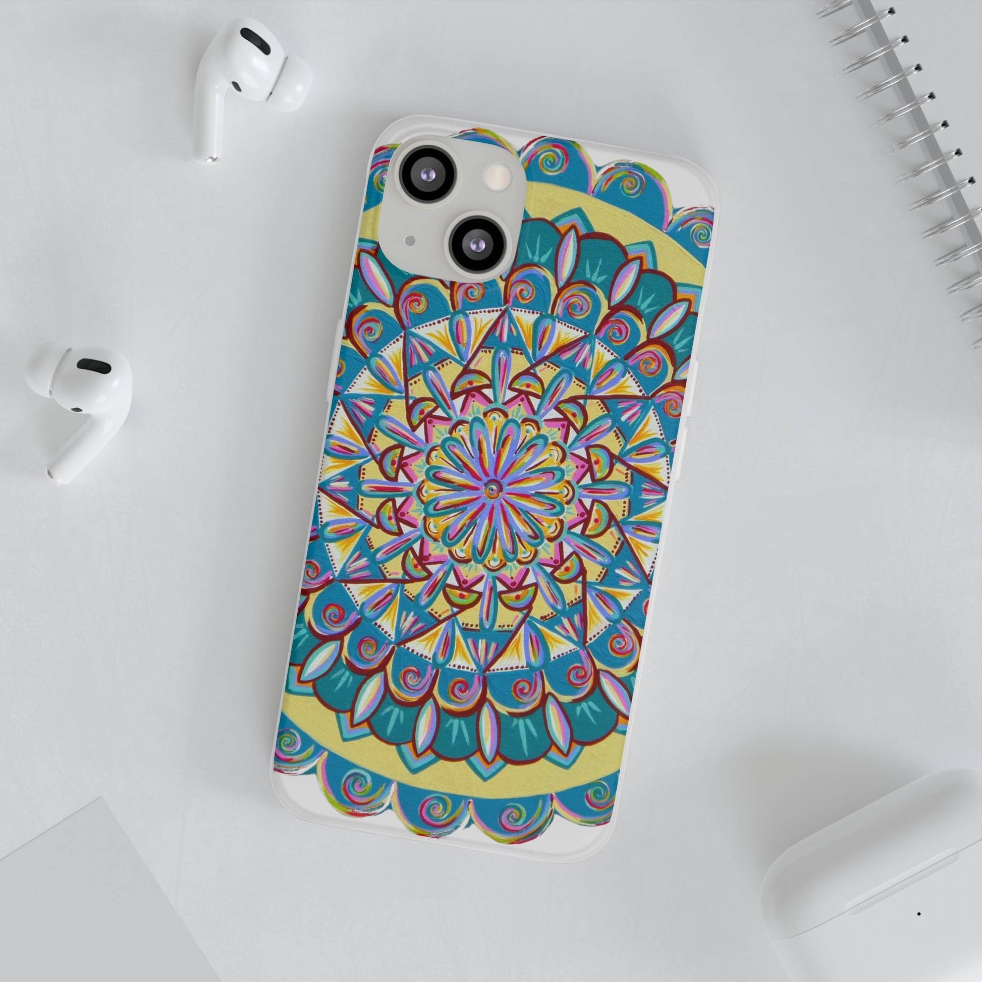 "Almandalayana" Art Phone Armor (slim-fit) - Blue Flame Array Phone Case