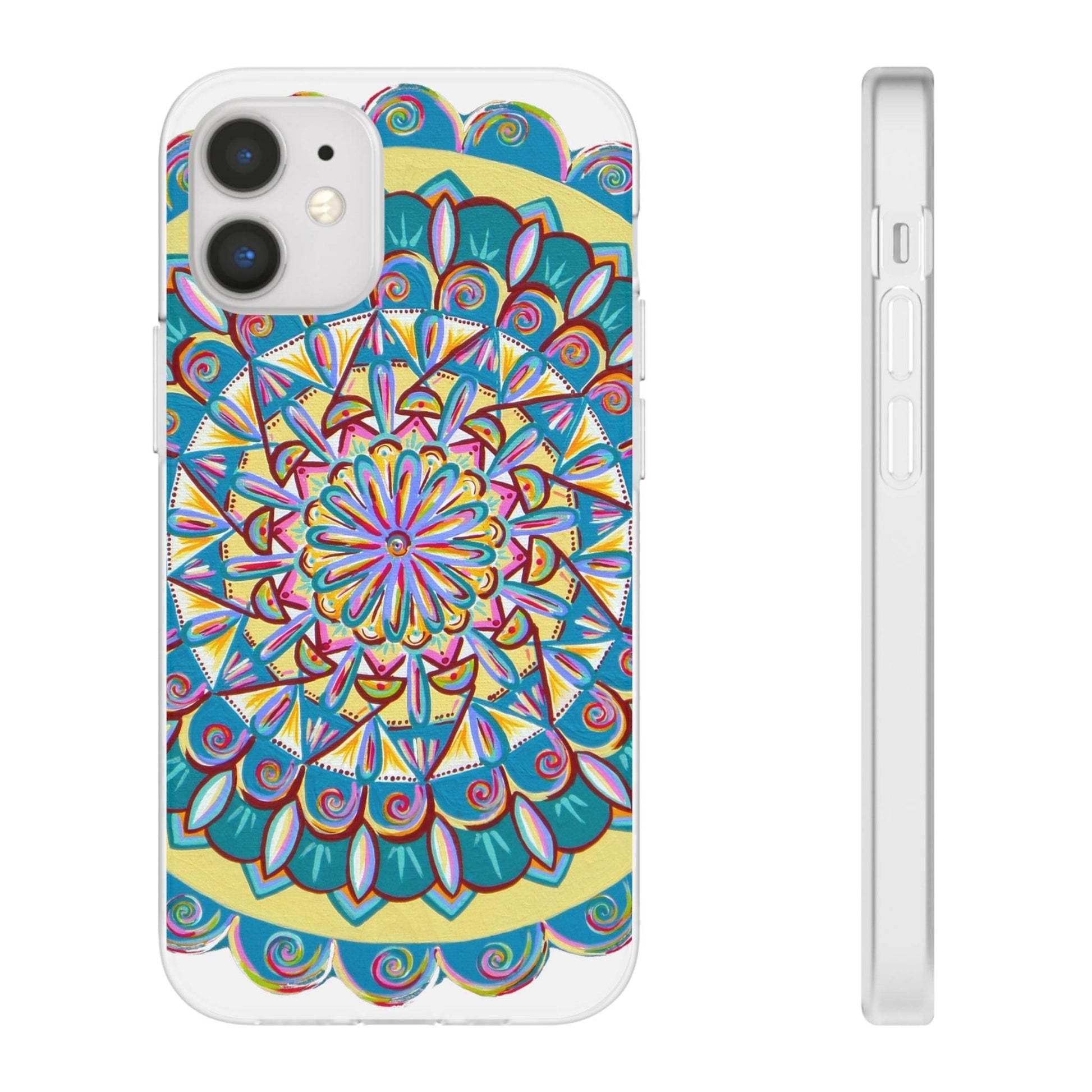 "Almandalayana" Art Phone Armor (slim-fit) - Blue Flame Array iPhone 12 Mini with gift packaging Phone Case