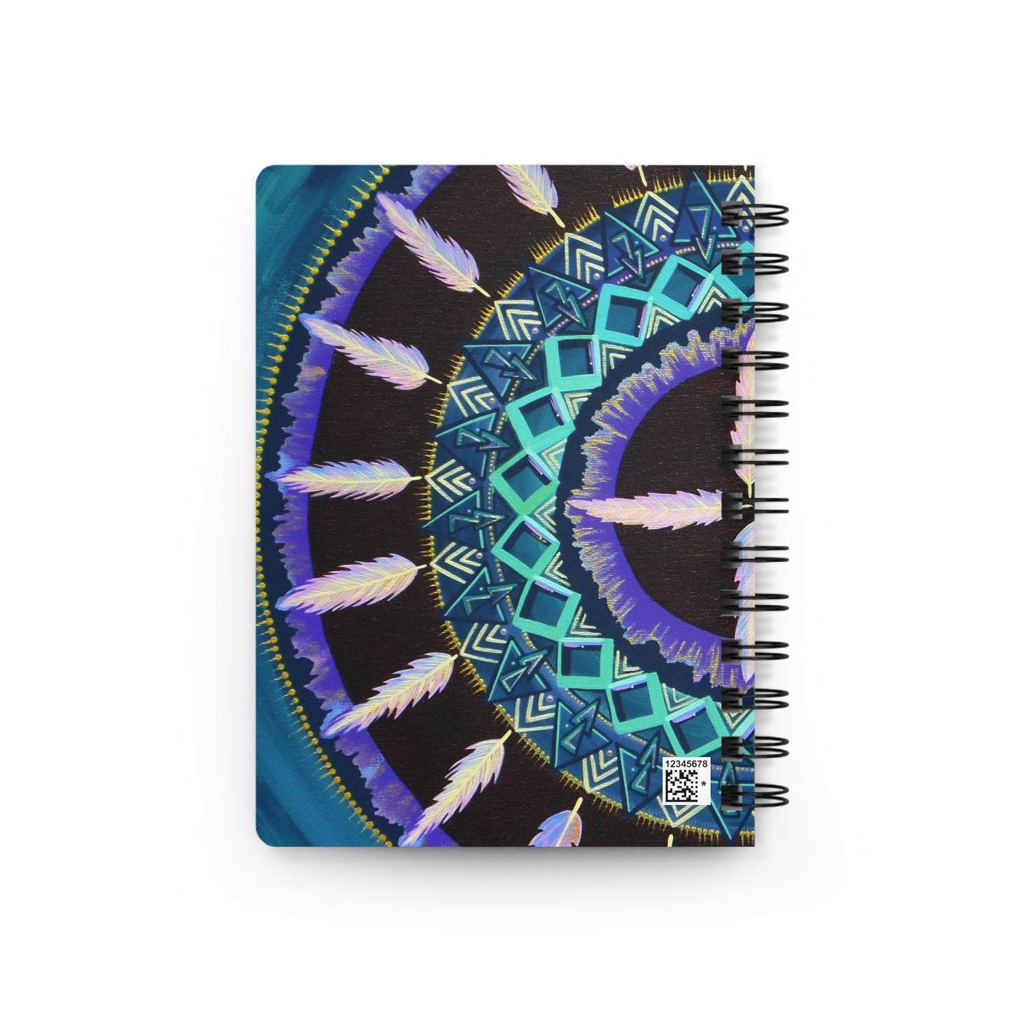 "Cuatro Vientos" Spiral Bound Journal - Blue Flame Array Paper products