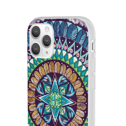 "AquilazurA Kryst'dala" Art Phone Armor (slim-fit) - Blue Flame Array Phone Case