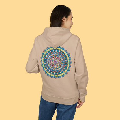 "Almandalayana" Organic Cruiser Hoodie (Font&Back Print)