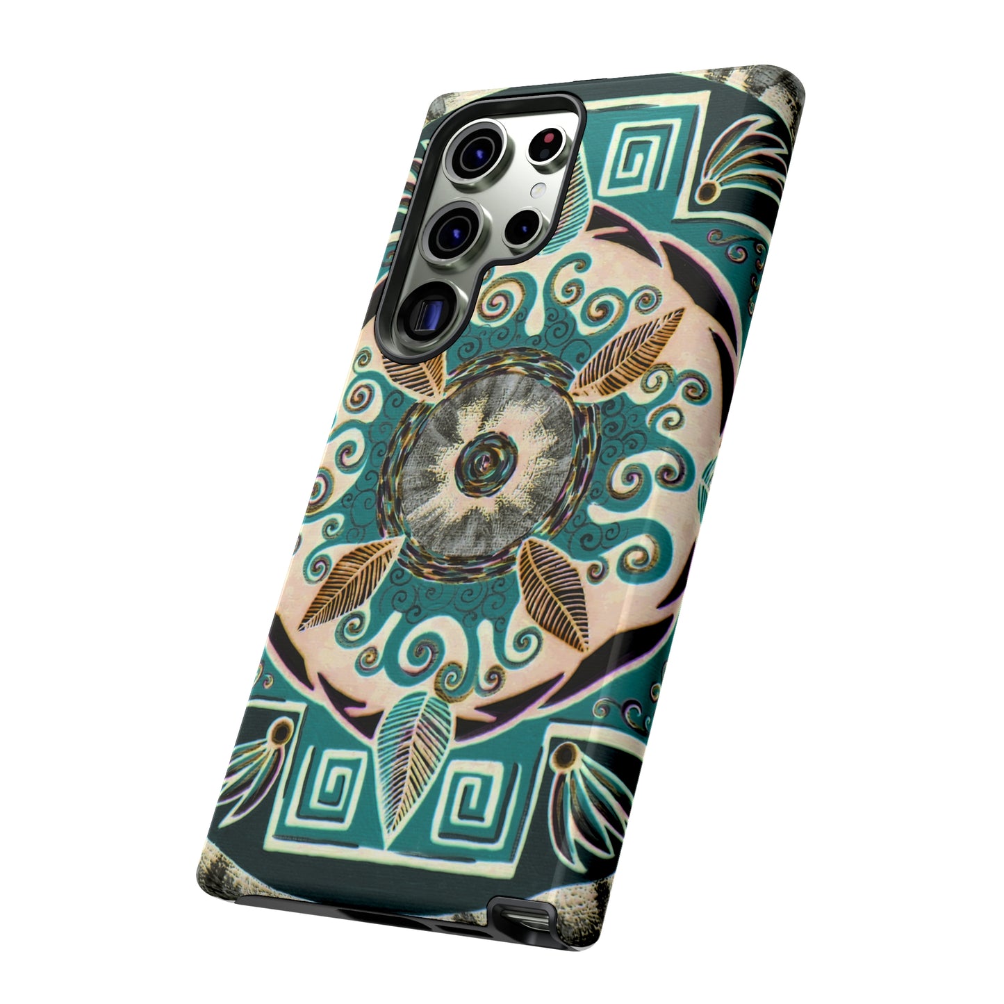 "Hojachakanazura" Art Phone Armor - Blue Flame Array Phone Case