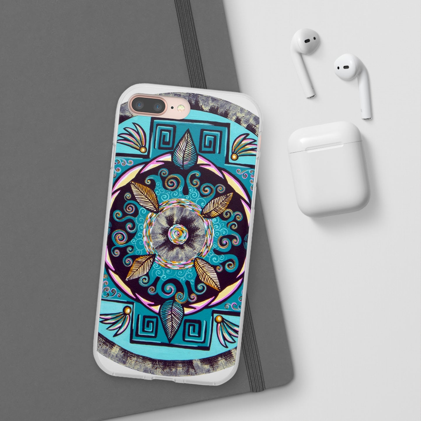 "Hojachakana" Art Phone Armor (slim-fit) - Blue Flame Array Phone Case