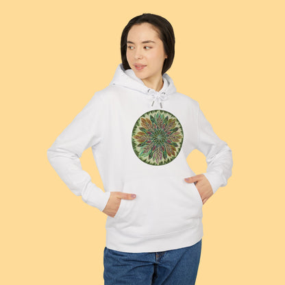 "Krystalhoja Verde" Organic Cruiser Hoodie (Font&Back Print)