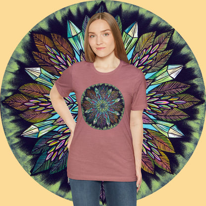 "Krystalhoja" Lords & Ladies Tee - Blue Flame Array T-Shirt