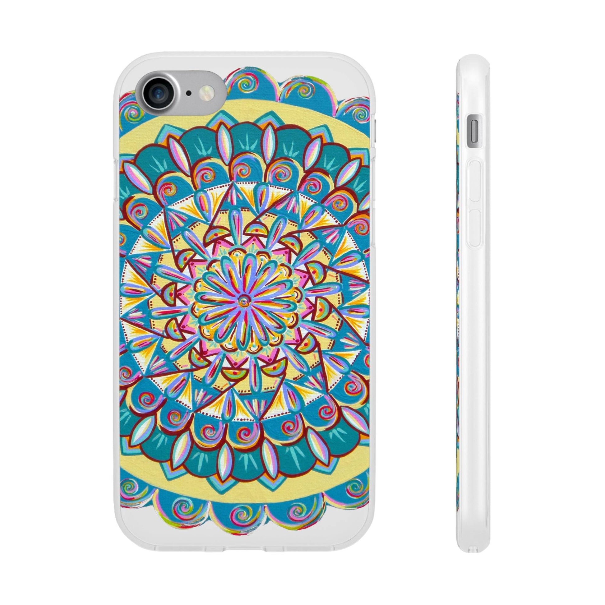 "Almandalayana" Art Phone Armor (slim-fit) - Blue Flame Array iPhone 7 Phone Case