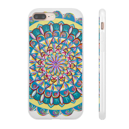 "Almandalayana" Art Phone Armor (slim-fit) - Blue Flame Array iPhone 8 Plus with gift packaging Phone Case