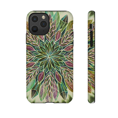 "Krystalhoja Verde" Art Phone Armor - Blue Flame Array iPhone 11 Pro / Glossy Phone Case