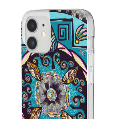 "Hojachakana" Art Phone Armor (slim-fit) - Blue Flame Array Phone Case