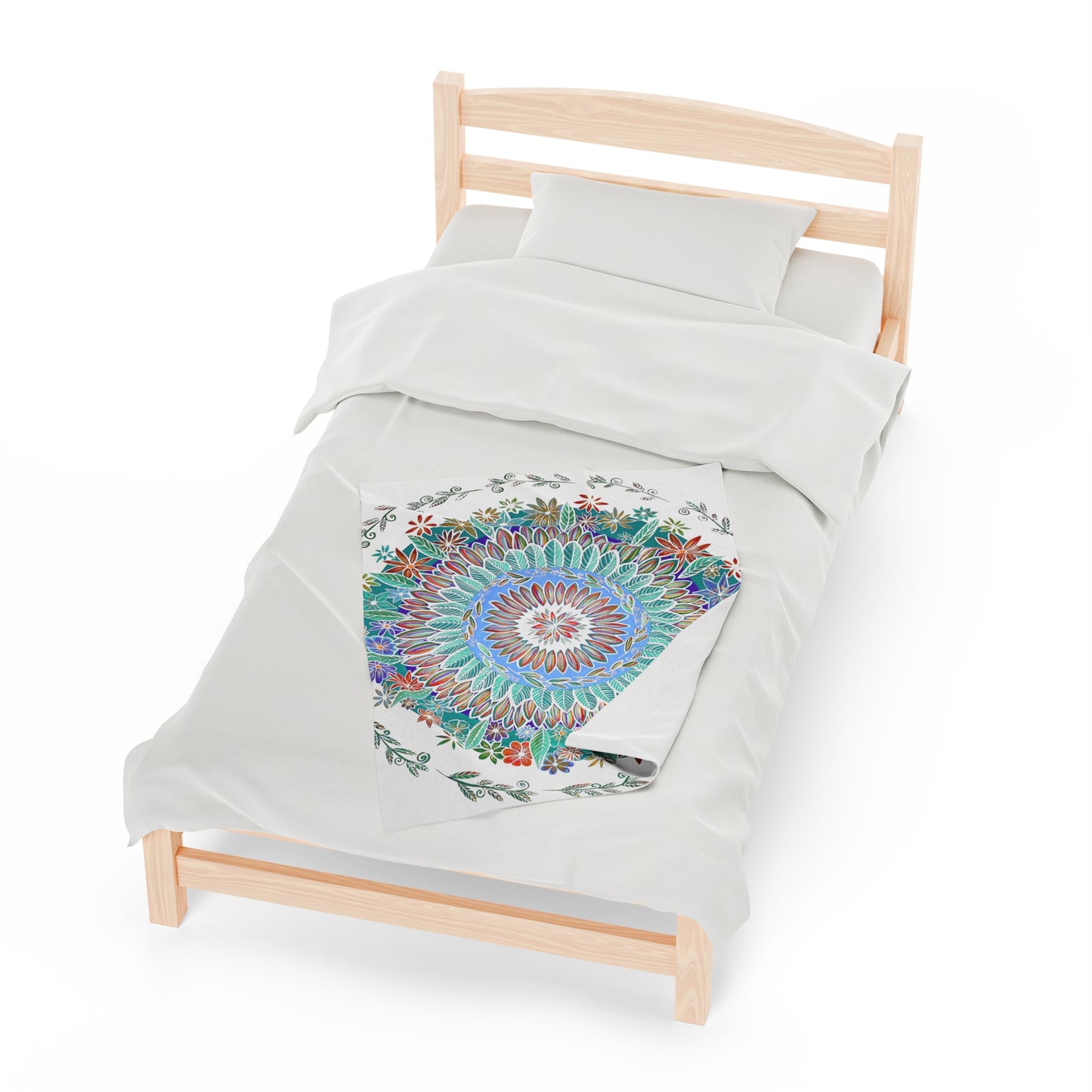 "Mandalavida Blanka" Dreamcatcher Blanket