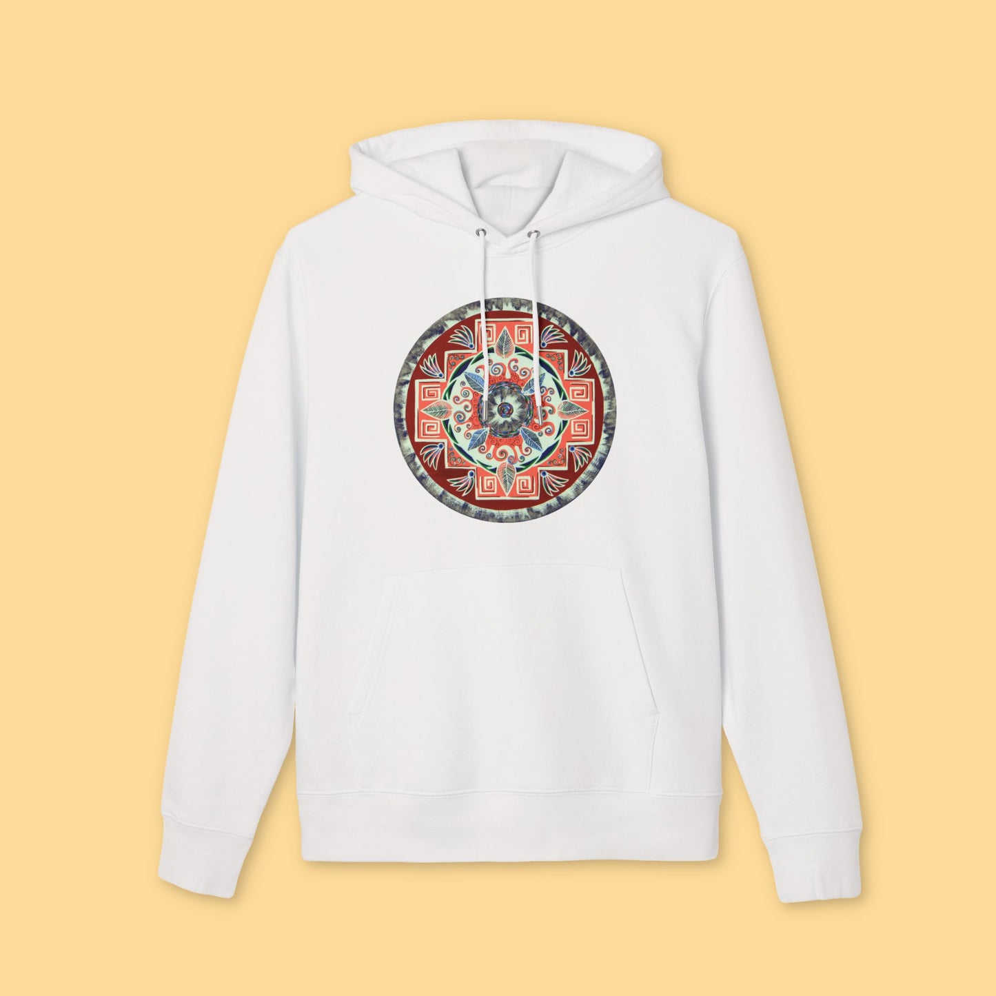 "Rojachakana" Organic Cruiser Hoodie (Font&Back Print)