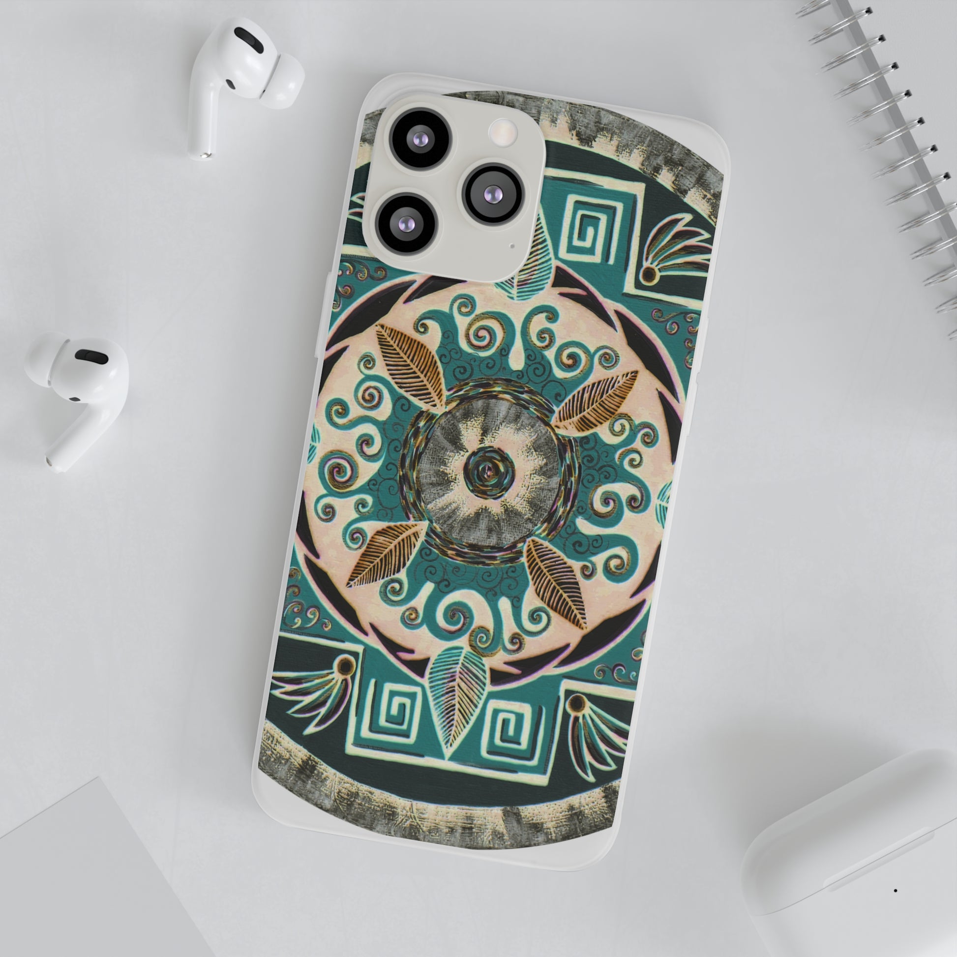 "Hojachakanazura" Art Phone Armor (slim-fit) - Blue Flame Array Phone Case