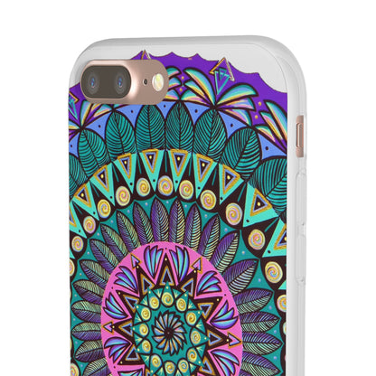 "Mandaladiosa" Art Phone Armor (slim-fit) - Blue Flame Array Phone Case