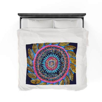 "Mandalamirananda" Dreamcatcher Blanket