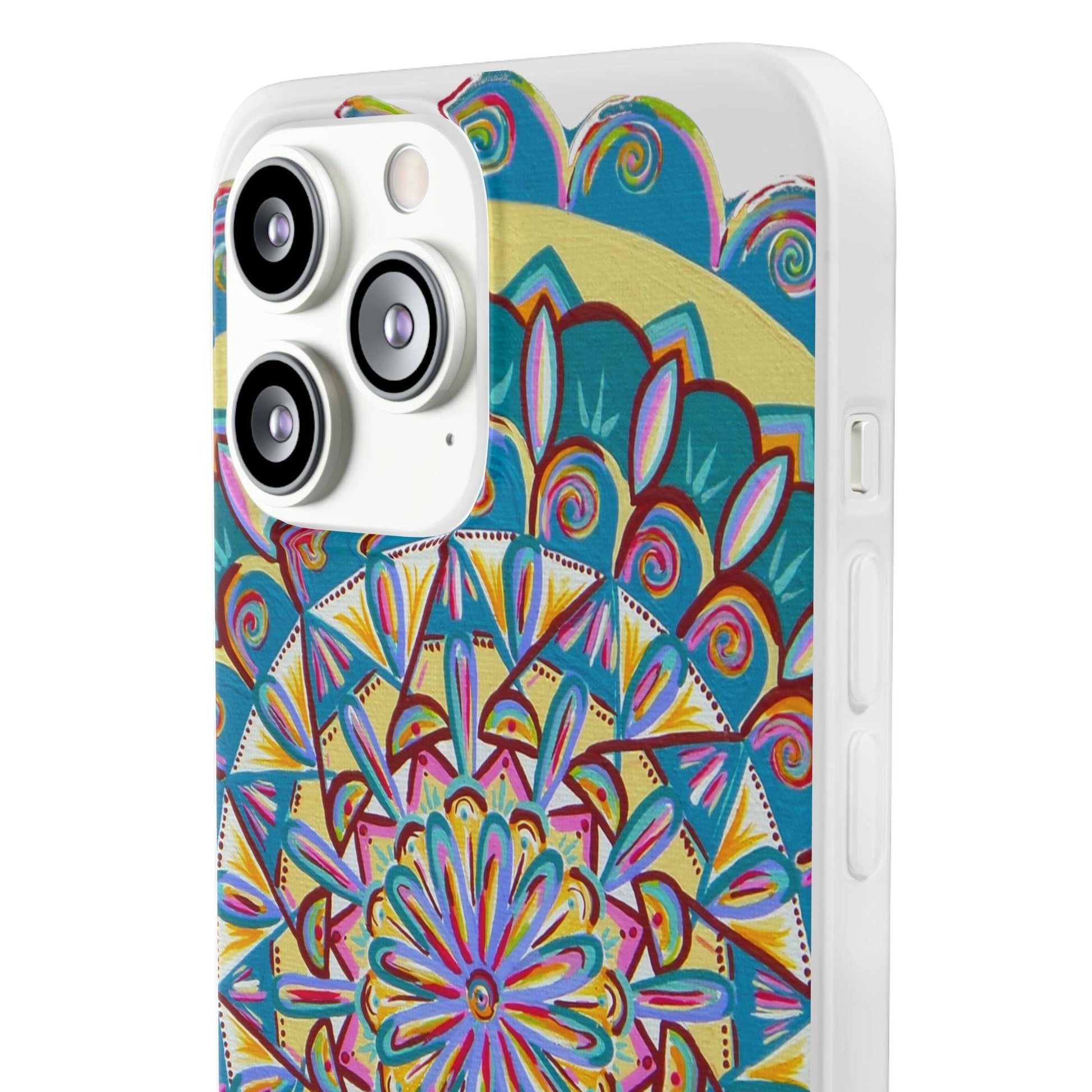 "Almandalayana" Art Phone Armor (slim-fit) - Blue Flame Array Phone Case