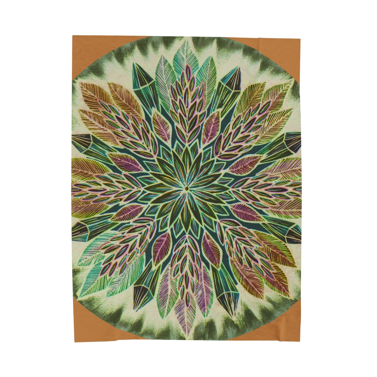 "Krystalhoja Verde" Dreamcatcher Blanket - Blue Flame Array All Over Prints