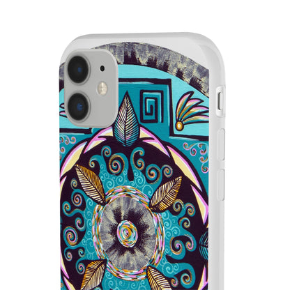 "Hojachakana" Art Phone Armor (slim-fit) - Blue Flame Array Phone Case