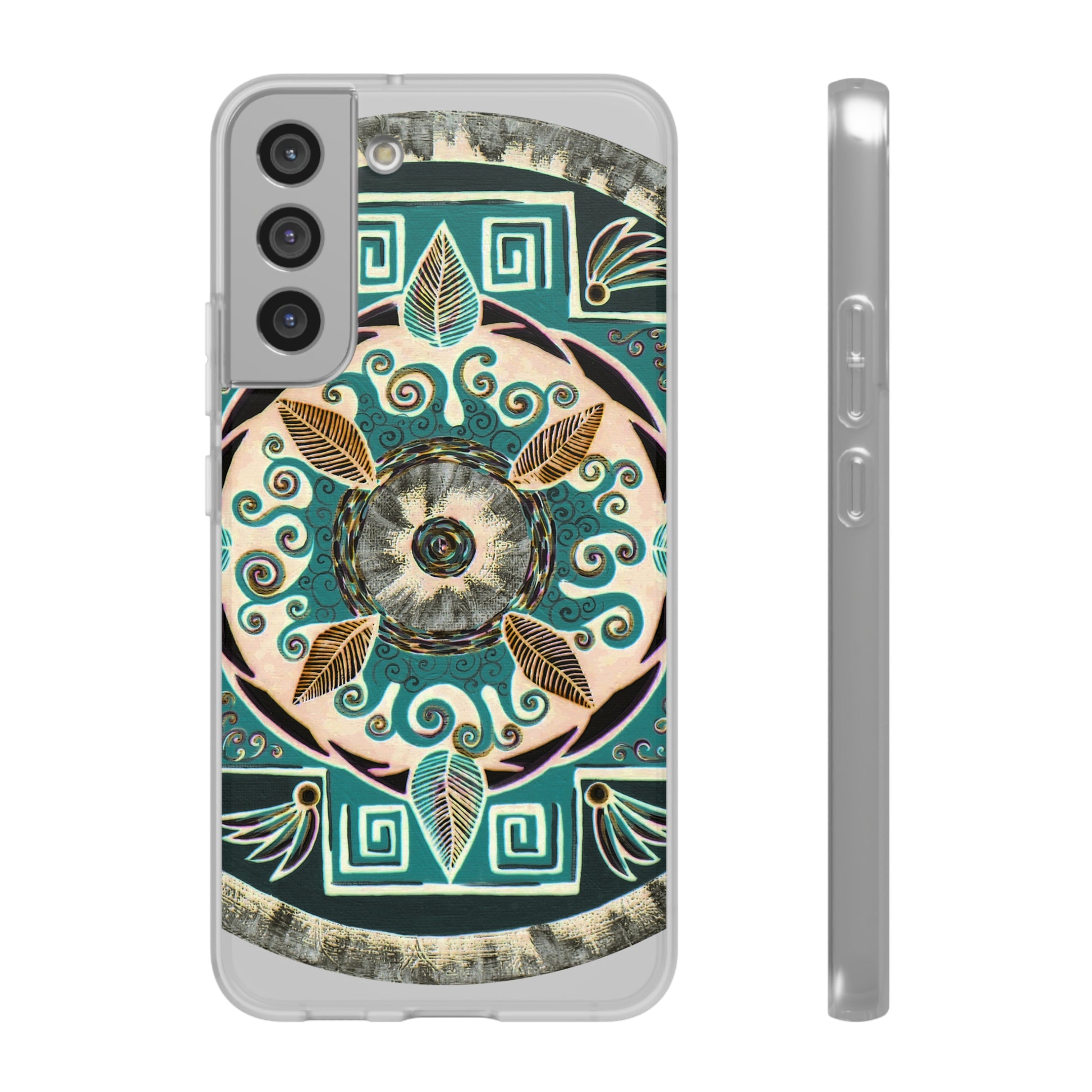 "Hojachakanazura" Art Phone Armor (slim-fit) - Blue Flame Array Samsung Galaxy S22 Plus with gift packaging Phone Case