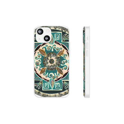 "Hojachakanazura" Art Phone Armor (slim-fit) - Blue Flame Array iPhone 13 Mini with gift packaging Phone Case