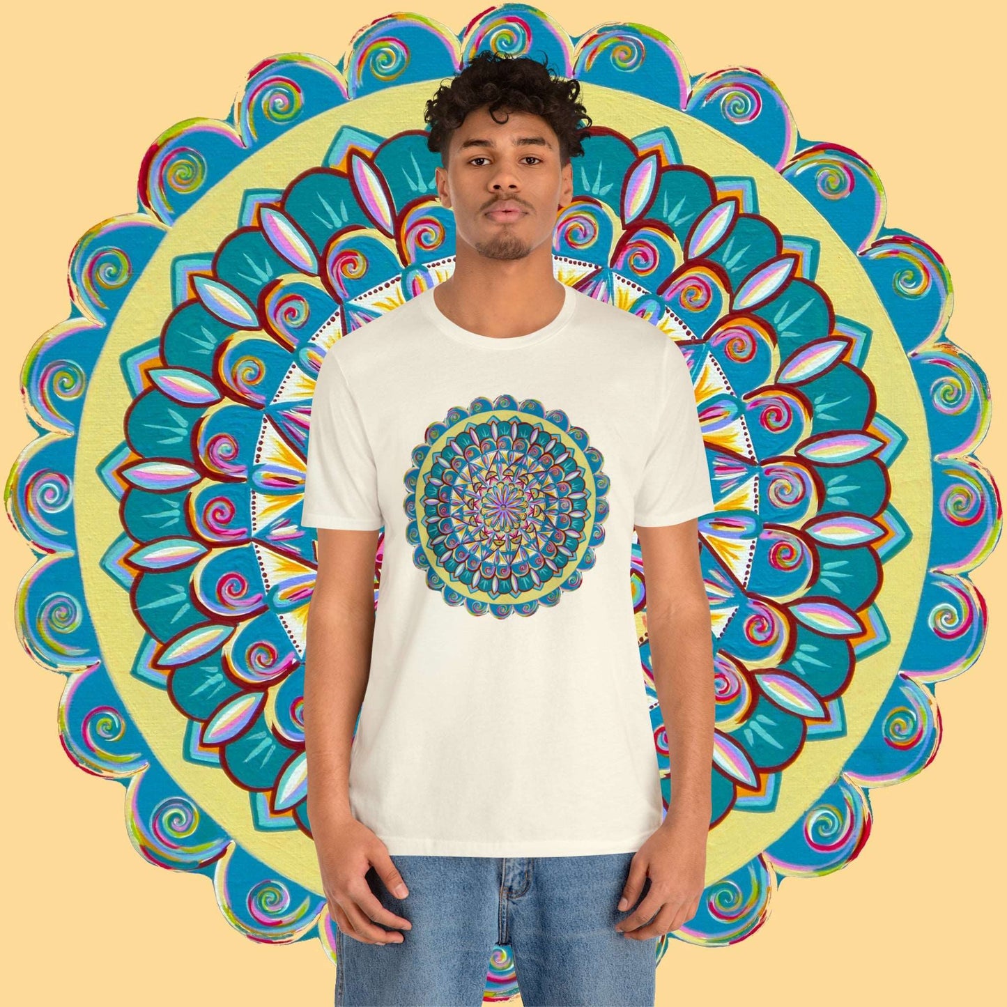 "Almandalayana" Lords & Ladies Tee - Blue Flame Array T-Shirt