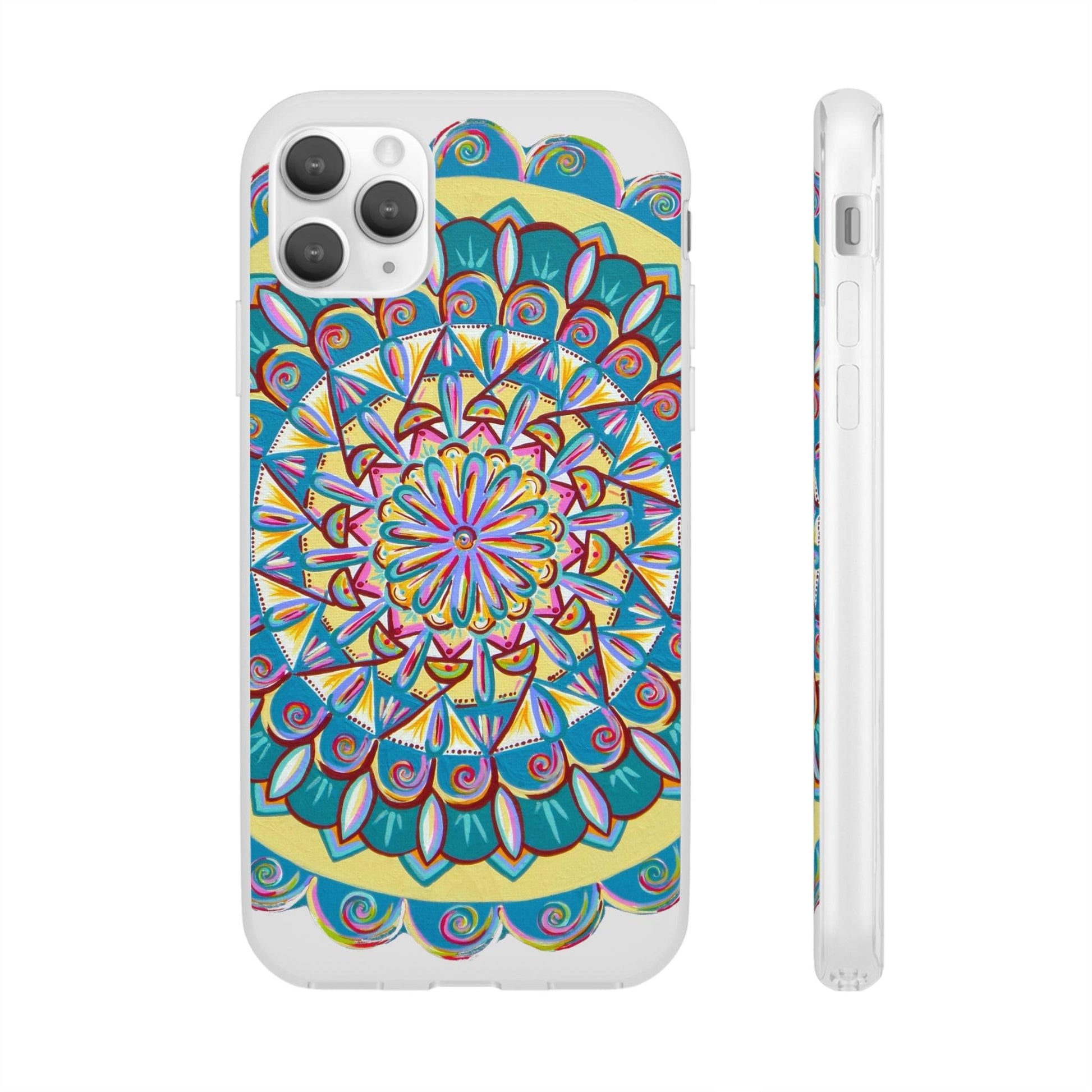 "Almandalayana" Art Phone Armor (slim-fit) - Blue Flame Array iPhone 11 Pro Max with gift packaging Phone Case