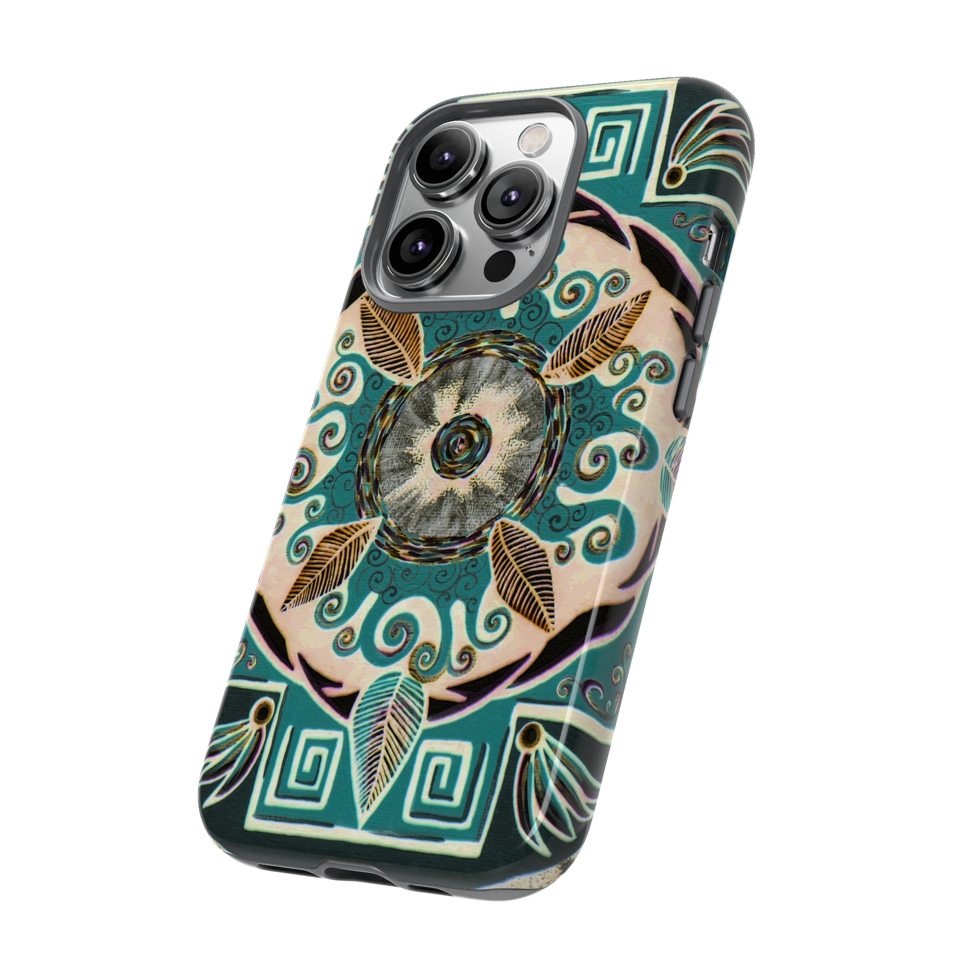 "Hojachakanazura" Art Phone Armor - Blue Flame Array Phone Case