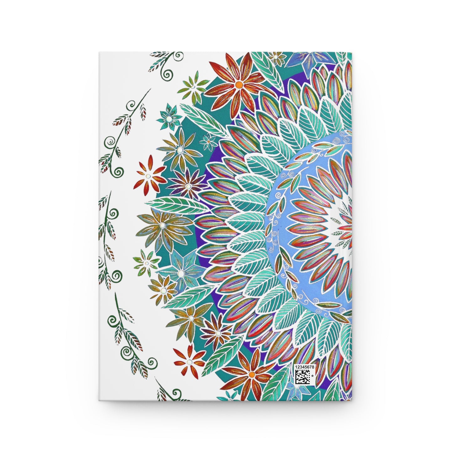 "Mandalavida Blanka" Hardcover Journal