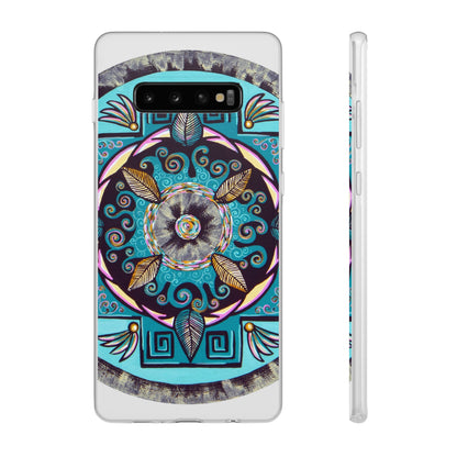 "Hojachakana" Art Phone Armor (slim-fit) - Blue Flame Array Samsung Galaxy S10 Plus with gift packaging Phone Case