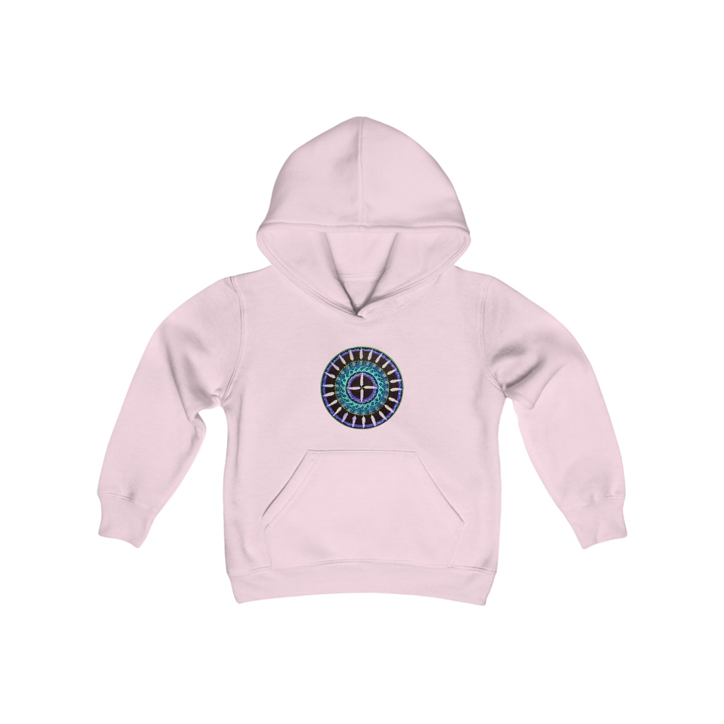 "Cuatro Vientos" Lads & Lasses Hoodie - Blue Flame Array Light Pink / XS Kids clothes