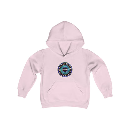 "Cuatro Vientos" Lads & Lasses Hoodie - Blue Flame Array Light Pink / XS Kids clothes