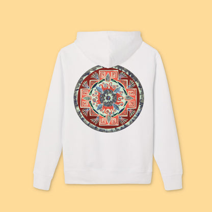 "Rojachakana" Organic Cruiser Hoodie (Font&Back Print)