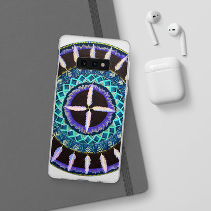 "Cuatro Vientos" Art Phone Armor (slim-fit) - Blue Flame Array Phone Case