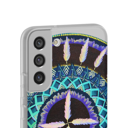 "Cuatro Vientos" Art Phone Armor (slim-fit) - Blue Flame Array Phone Case