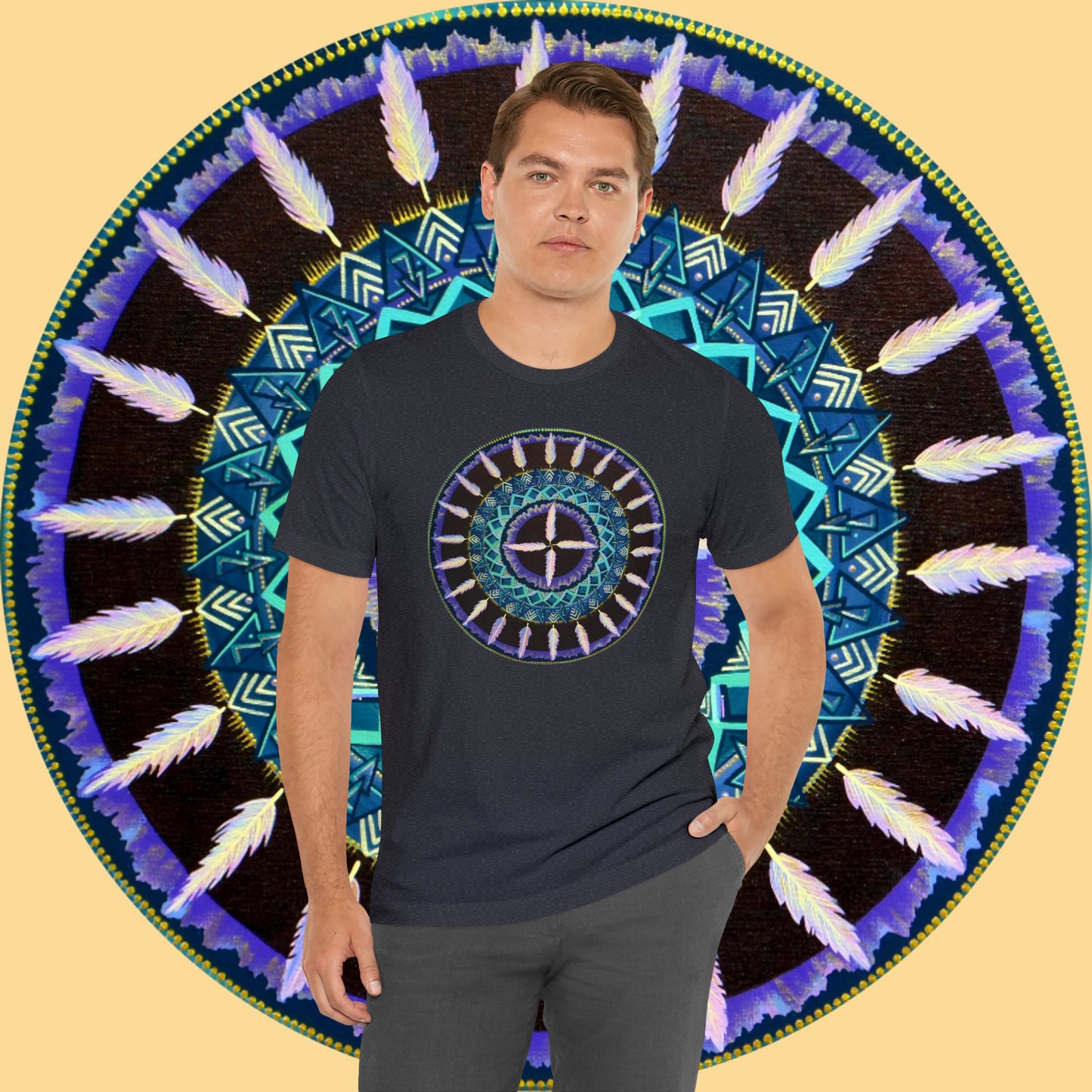 "Cuatro Vientos" Lords & Ladies Tee - Blue Flame Array T-Shirt