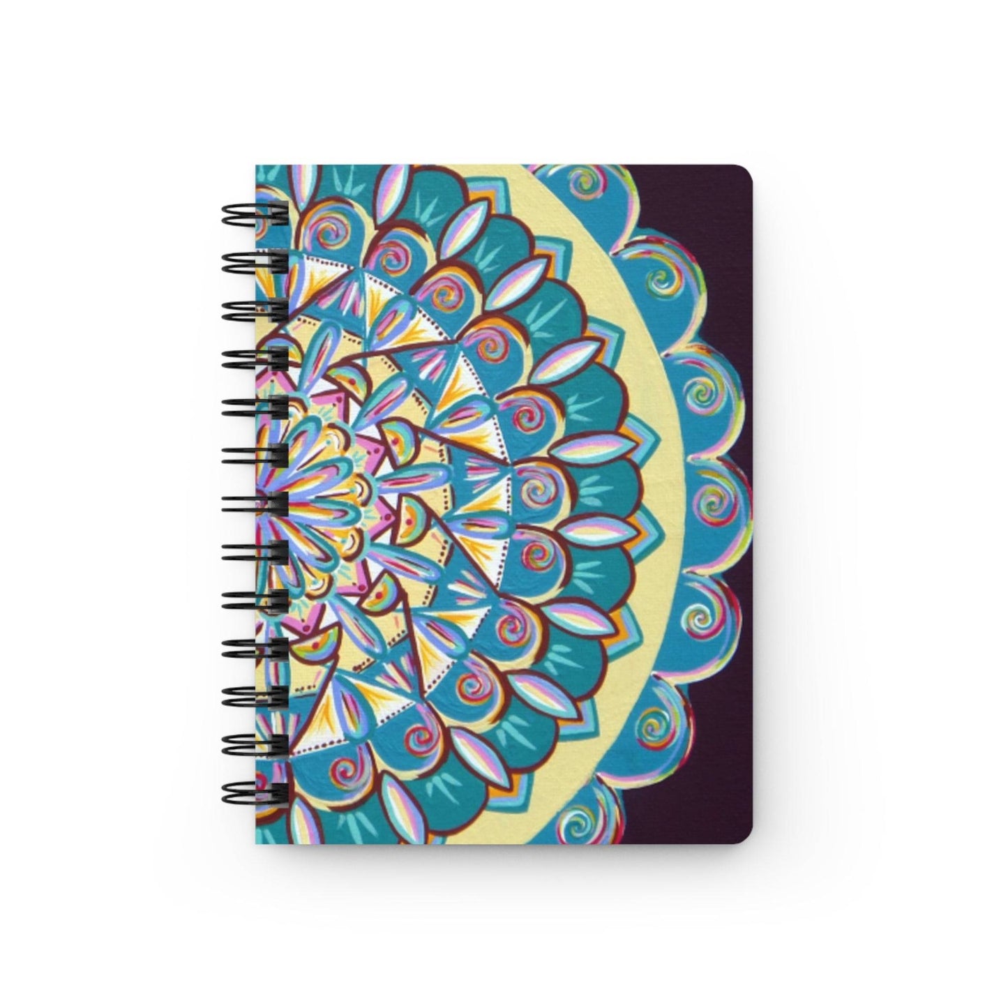 "Almandalayana" Spiral Bound Journal - Blue Flame Array Paper products