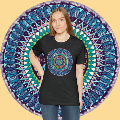 "AquilazurA Kryst'dala" Lords & Ladies Tee - Blue Flame Array T-Shirt