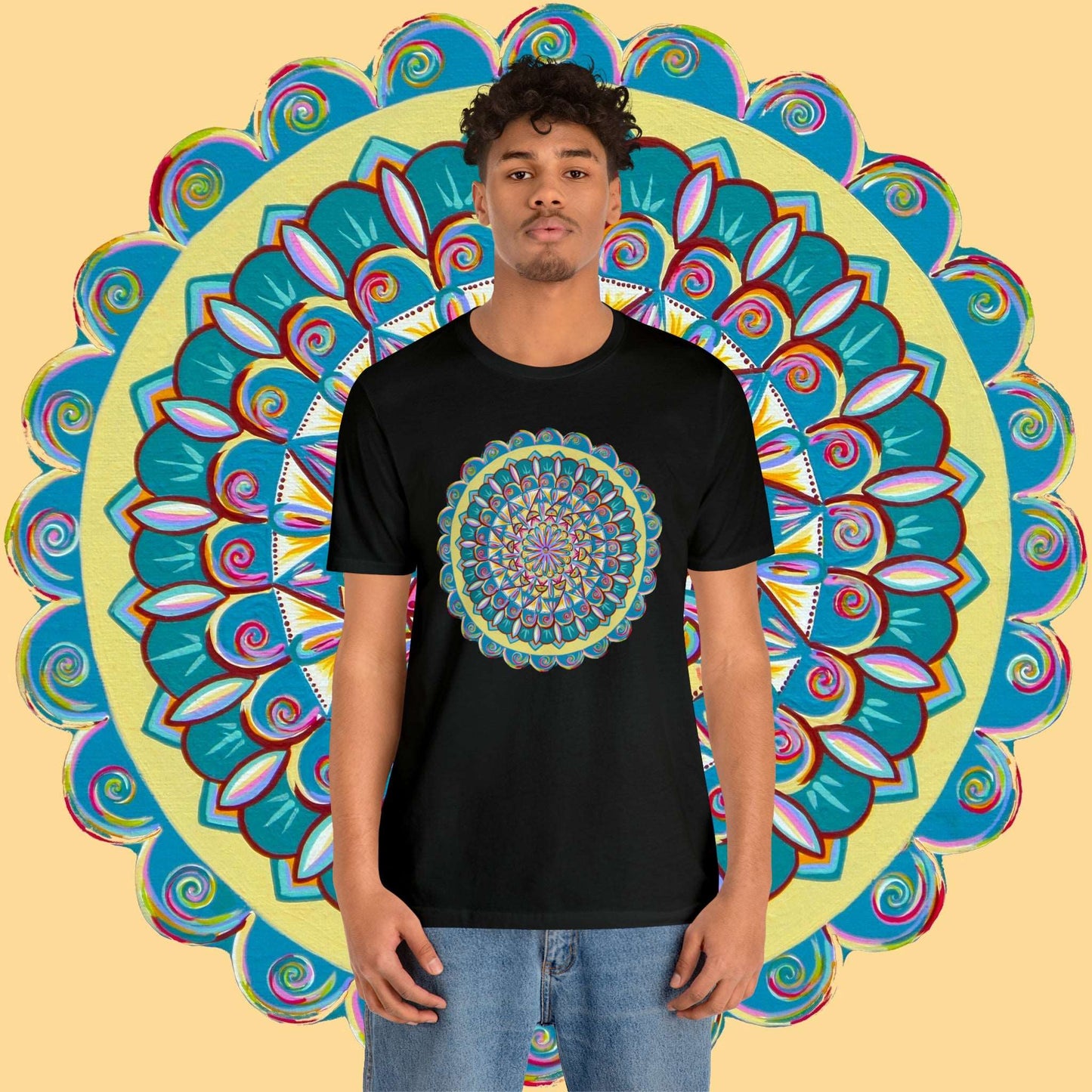 "Almandalayana" Lords & Ladies Tee - Blue Flame Array T-Shirt