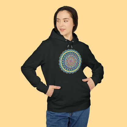 "Almandalayana" Organic Cruiser Hoodie (Font&Back Print)