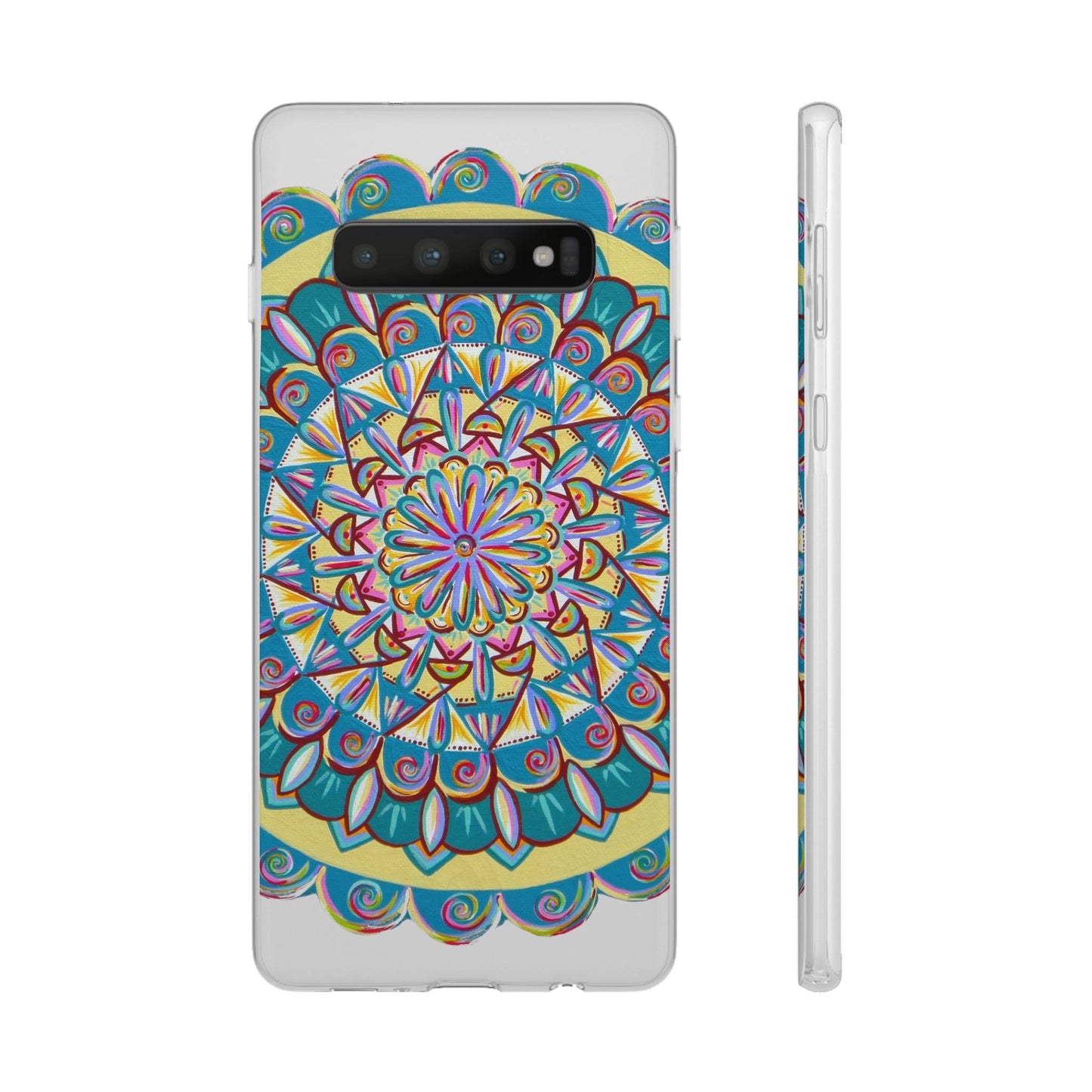 "Almandalayana" Art Phone Armor (slim-fit) - Blue Flame Array Samsung Galaxy S10 Phone Case