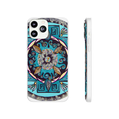 "Hojachakana" Art Phone Armor (slim-fit) - Blue Flame Array iPhone 13 Pro Max with gift packaging Phone Case